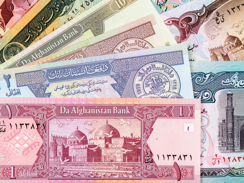 Đồng tiền của Afghanistan lao dốc kỷ lục còn 86 afghani/USD